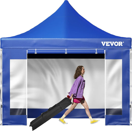 VEVOR Pavilion foldable 3x3m folding pavilion 240g PVC coated polyester pop-up pavilion