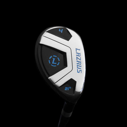 LAZRUS GOLF Premium hybride golfclubs voor heren - 2,3,4,5 & 6 rechterhand, grafiet schachten, regular flex