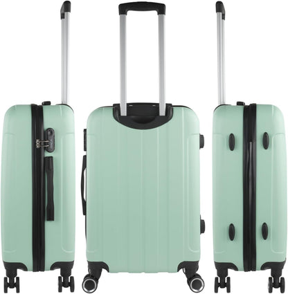 ITACA Signature 771100B reiskoffer, set met 4 wielen, set reiskoffers, robuust en licht, combinatieslot