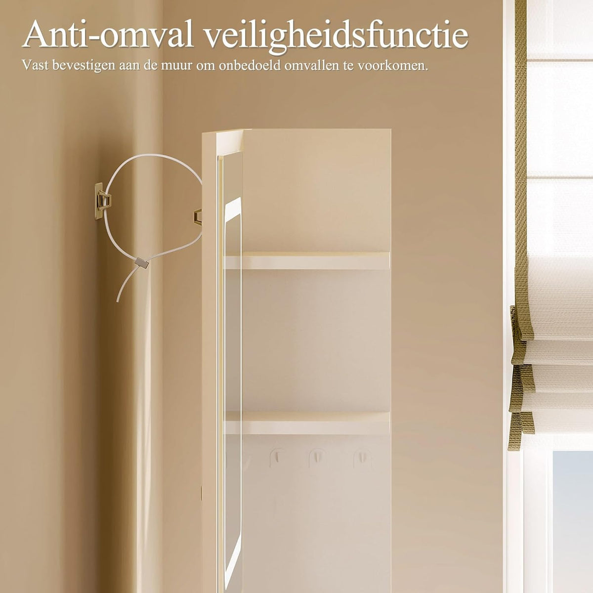Make-up Tafel – Kaptafel – Toiletspiegel – Make-up Bureau – Make-up Spiegel – LED Spiegel Met 3 Kleurtemperaturen – Ingebouwde Stopcontacten Met 6 Lades