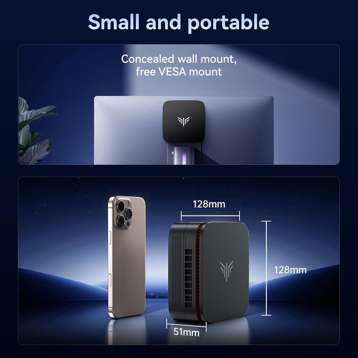 Mini PC – Compact PC – Mini Desktop – Stille PC – Krachtige PC – AMD Ryzen 4300U Processor – Triple 4K UHD Display Support