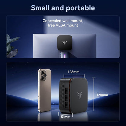 Mini PC – Compact PC – Mini Desktop – Stille PC – Krachtige PC – AMD Ryzen 4300U Processor – Triple 4K UHD Display Support