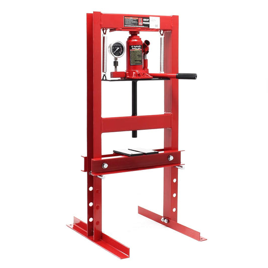 Wiltec werkplaatspers 6 t hydraulische persdrukmachine met manometer persmachine
