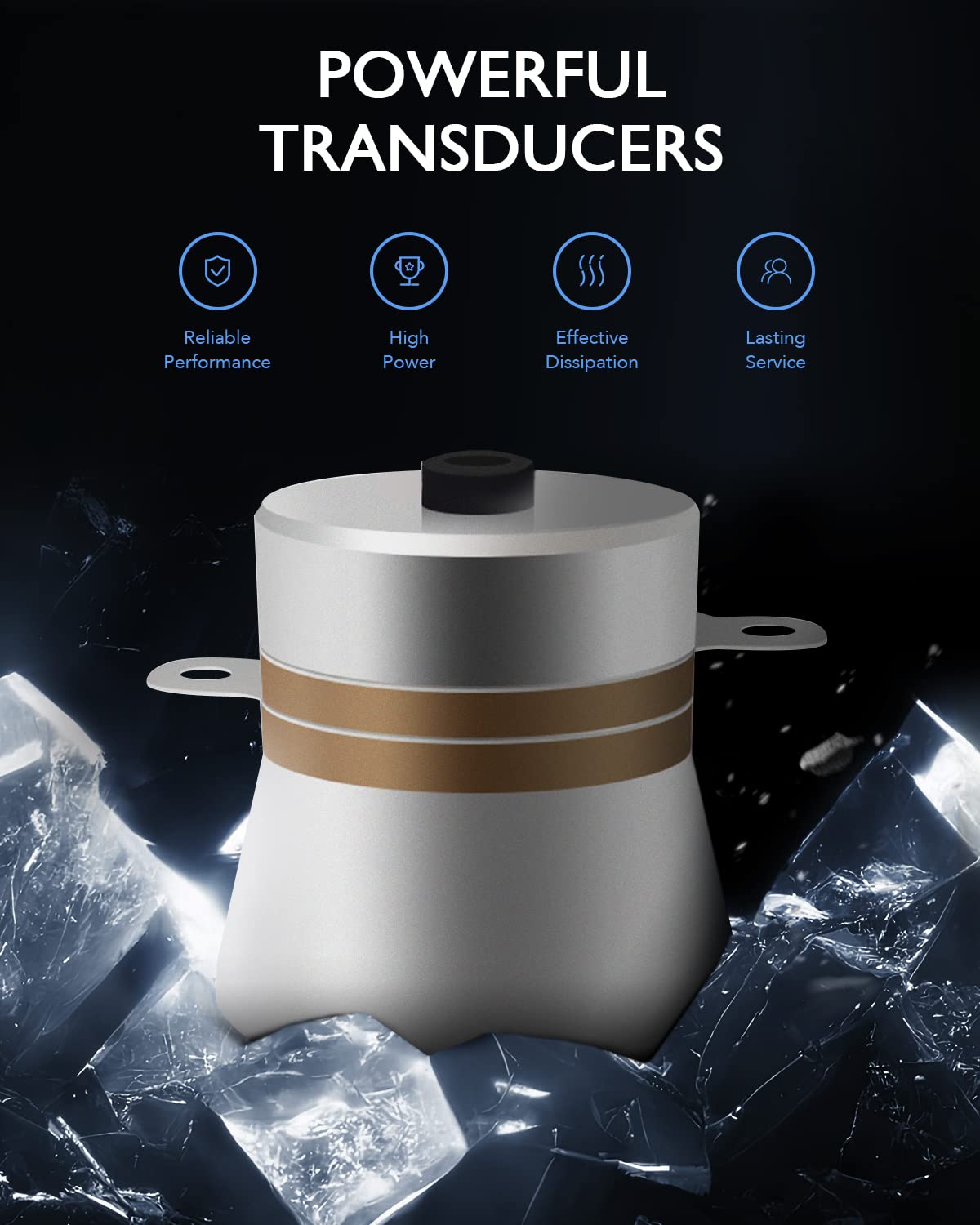 CREWORKS 30L Ultrasonic Cleaner with Heater and Timer, 600W Stainless Steel Ultrasonic Cleaner, Professional Ultrasonic Cleaner with Rotary Knobs for Laboratory Tools Car Parts More
