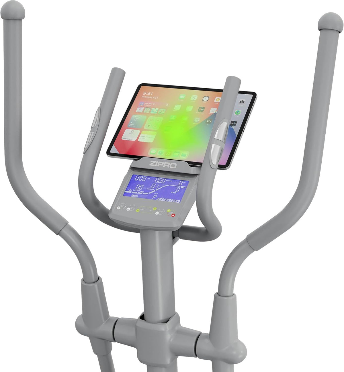 ZIPRO WAVE Home Elliptical Trainer - 32 Levels Magnetic Resistance, Heart Rate Sensors, 16 Programs, Compatible with Kinomap & Zwift, Tablet Holder, Easy Assembly, Home Fitness - QUORE