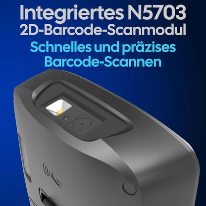 Mobiele Android Barcodescanner – Handterminal – Datacollector – Gegevensverzamelaar – PDA Scanner – Android 12 Met Toetsenbord – 1D/2D/QR-Scanner – NFC, 4G & Wifi