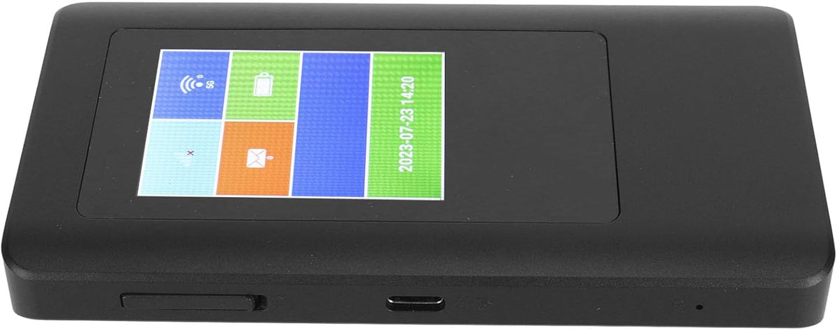 5G Mobiele Hotspot, 5G Mobiele Wifi router met Simkaartsleuf, Ontgrendeld Draagbaar Wifi apparaat voor op Reis 5G modemrouter Dual band 2.4G 5.8G Verbindt Tot 16 Apparaten