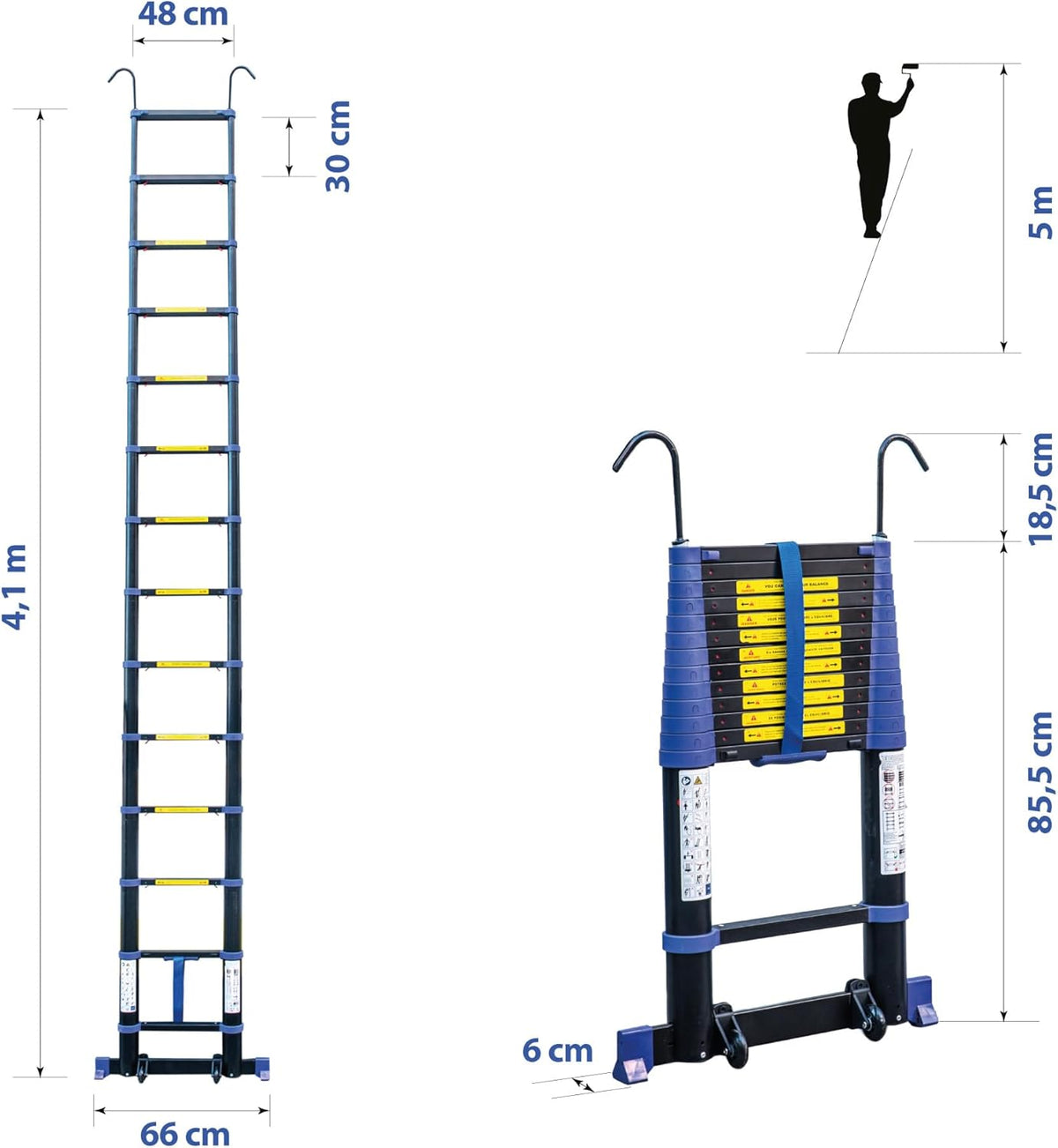 Telescopische ladder Telescova13+