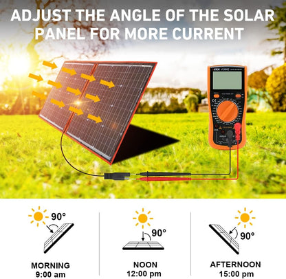 Draagbaar Zonnepaneel – Opvouwbaar Zonnelader – Mobiele Solar Charger – Outdoor Powerbank – Reis Zonne-Energie – 300W Vermogen – Inclusief 20A Laadcontroller Met LCD-Scherm