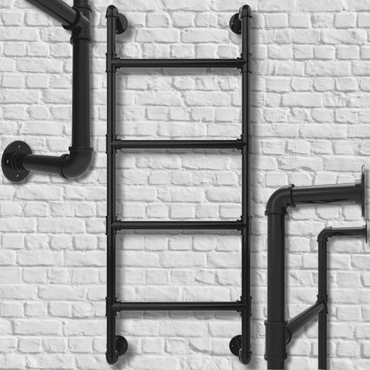4-Stap Wandhangend Ladder – Metaal Klimmen Toegang voor RV, Zolder en een Stapelbed – Vaste Verslaafd Design - 4 Sport Muur-Vaste Ladder – Kelder Egress-Venster En Exit - Emergency Escape voor Woninge