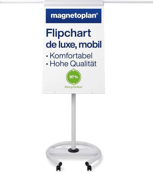 magnetoplan 12270F13 Mobiele flipchart - de Luxe