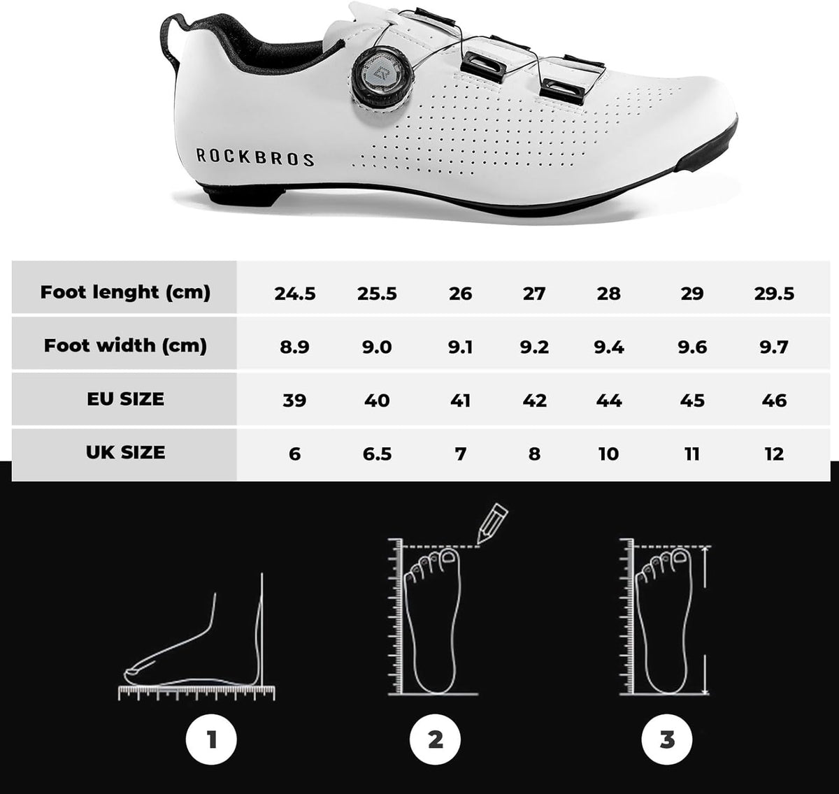 ROCKBROS Fietsschoenen voor dames en heren, T500, carbon racefietsschoenen, compatibel met SPD-SL/KEO-schoenplaatjes voor racen en training