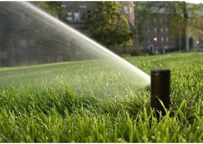Suinga 5 x Rain Bird 5004 Plus sprinkler, bereik 7,6 tot 15,2 m, maakt het stoppen van de irrigatie van het sproeideksel, 3/4 inch schroefdraad, zwart