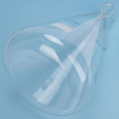 Wandfilterkolf – Filterkolf – Vacuümkolf – Filtreerkolf – Laboratoriumkolf – 5000 ml – Borosilicaatglas – Hittebestendig tot 250 °C