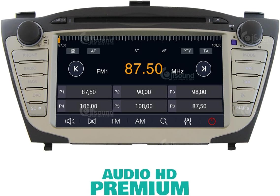 Autoradio Hyundai IX35 – Multimedia Speler – Navigatiesysteem – GPS Radio – Achteruitrijcamera Ondersteuning – 7" Touchscreen – 8-core Processor & Android Auto