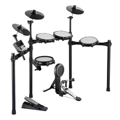E-Drumset – Elektronische Drumset – Elektrisch Drumstel – E-Drums – Drumstel – 32 Drumkits & 480 Geluiden – USB MIDI & 20,32 Cm Mesh-Snare