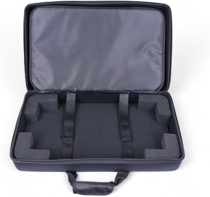 DJ-controller tas – Draagtas – Hardcase – Beschermtas – Koffer – Zwart – 60 x 38 x 17 cm – Met vakken voor laptop en accessoires – Waterbestendige polyester buitenkant