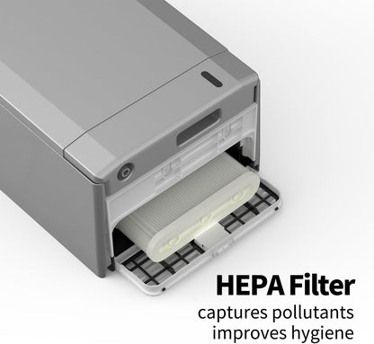 Elektrische Handdroger – Handendroger – Luchtblazer – Droogmachine – Wandhanddroger – 1850W Krachtige Motor – Ingebouwd HEPA-Filter voor Hygiëne