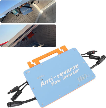 Micro-omvormer op zonne-energie, 800 W, kleurbehuizing, MPPT-bediening, omgekeerde stroom, geen aparte bodem nodig, hoge efficiëntie (230 V EU-stekker)