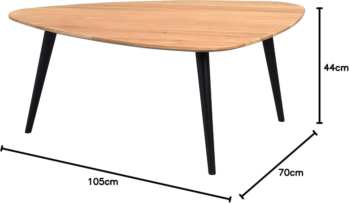 M2 Kollektion Salontafel, eiken, bruin, zwart, Elanda 2