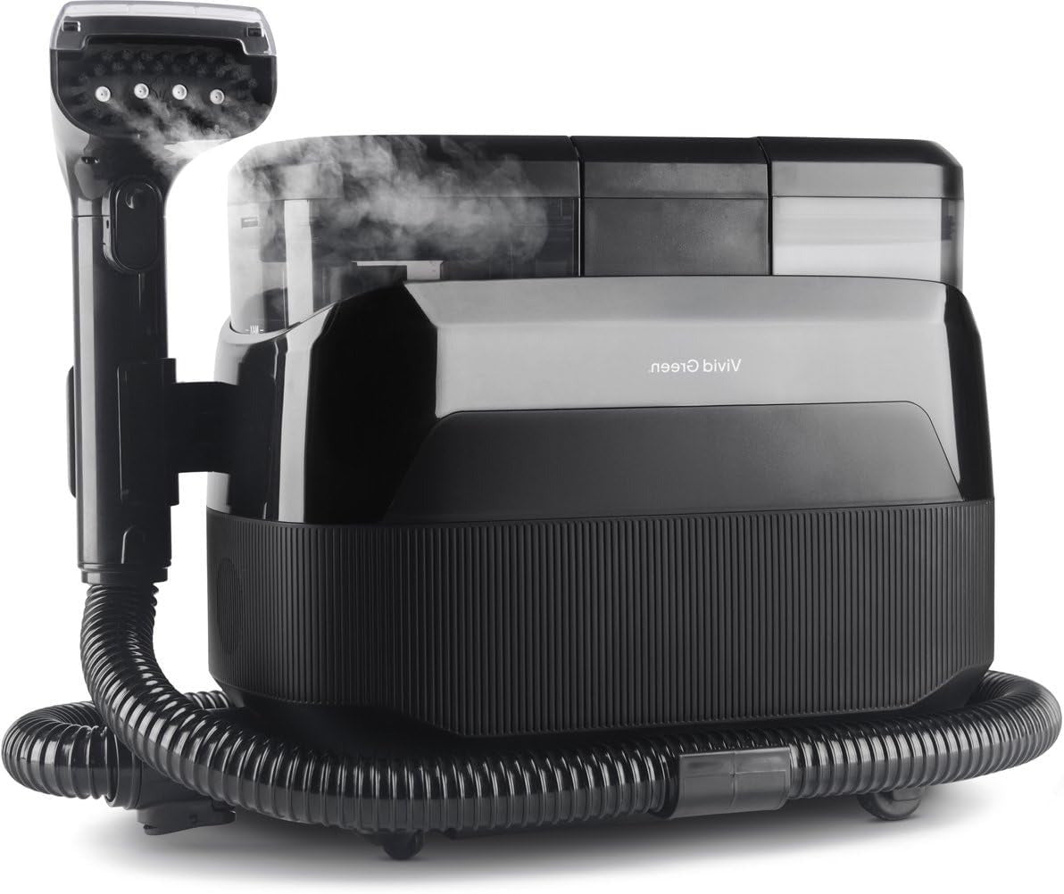 Stoomreiniger – Stoomzuiger – Tapijtreiniger – Textielreiniger – Matrasreiniger – 1650W Vermogen – 4 Reinigingsstanden met Zuigfunctie
