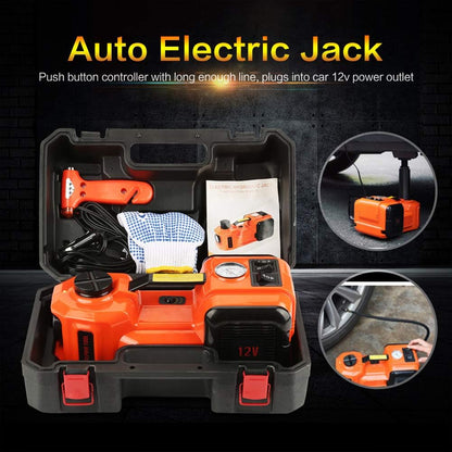 12V 5t elektrische hydraulische krik Auto drie functies Car Lift Jack met inflator en zaklamp Portable Car Repair Tool Kit