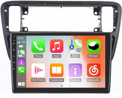 Autoradio – Multimedia Systeem – In-Car Entertainment – Navigatiesysteem – Dashboard Radio – 9 Inch Touchscreen – Apple CarPlay & Android Auto – Real-Time GPS Navigatie & Achteruitrijcamera