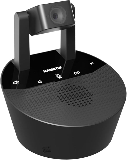 4K videoconferentiesysteem - Marmitek Cam 4K Pro - vergaderruimtecamera - conferentiecamerasysteem - 4 x microfoon - 4K60 - videocamerakit voor vergadertraining - Speaker
