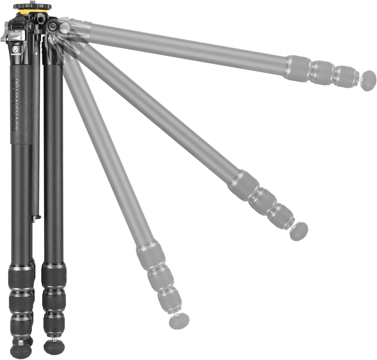 Videostatief – Camerastatief – Driepoot – Tripod – Fotostatief – Aluminium Met Videokop – 168 Cm Hoog – Draagvermogen Tot 8 Kg