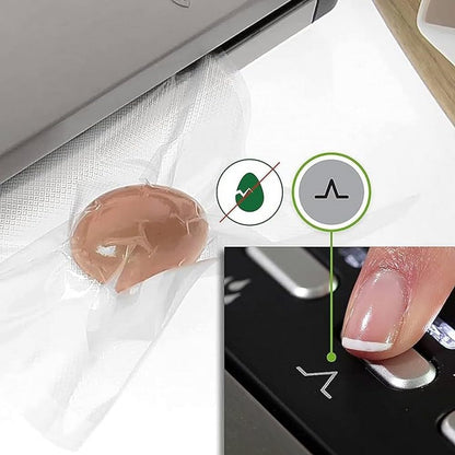FoodSaver FFS005X vacuümmachine met opbergvak voor rol en snijder, pulsfunctie voor breekbaar voedsel, inclusief accessoires en bijpassende vacuümzakken