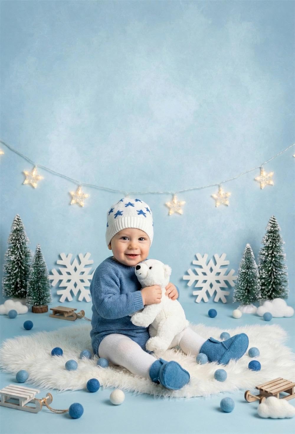 Fotografieachtergrond Blauw Water Textuur – Fotoachtergrond – Fotodoek – Backdrop – Achtergronddoek – 3 x 3 meter – Zachte microvezel, naadloos en niet-reflecterend