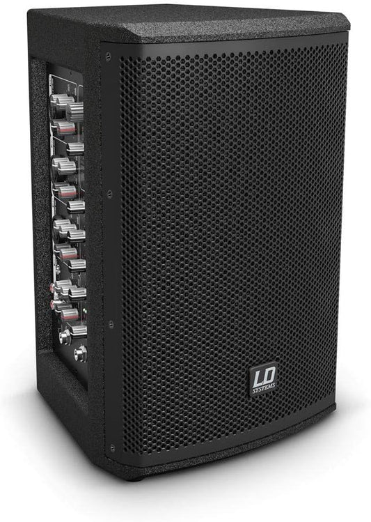 2-Weg Actieve Luidspreker – Actieve Speaker – Monitor Speaker – Luidsprekerbox – PA-Luidspreker – Geïntegreerde 4-Kanaals Mixer – 6,5 Inch Woofer En 1 Inch Tweeter