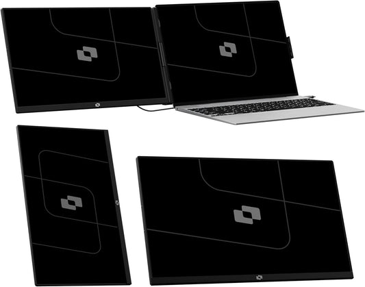 Infinity Lite 15.6" - Portable Monitor - Protective Case Included - Portable Display - Portable Monitor - Full HD - IPS - Black - QUORE