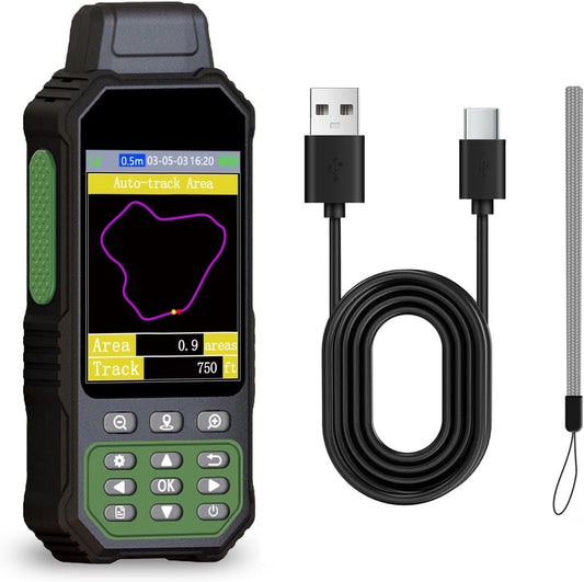 GPS Surveying Equipment, ZL190Plus Handheld Landmeter met 3,2 Inch Kleurenscherm Ondersteunt 7 Meetmethoden