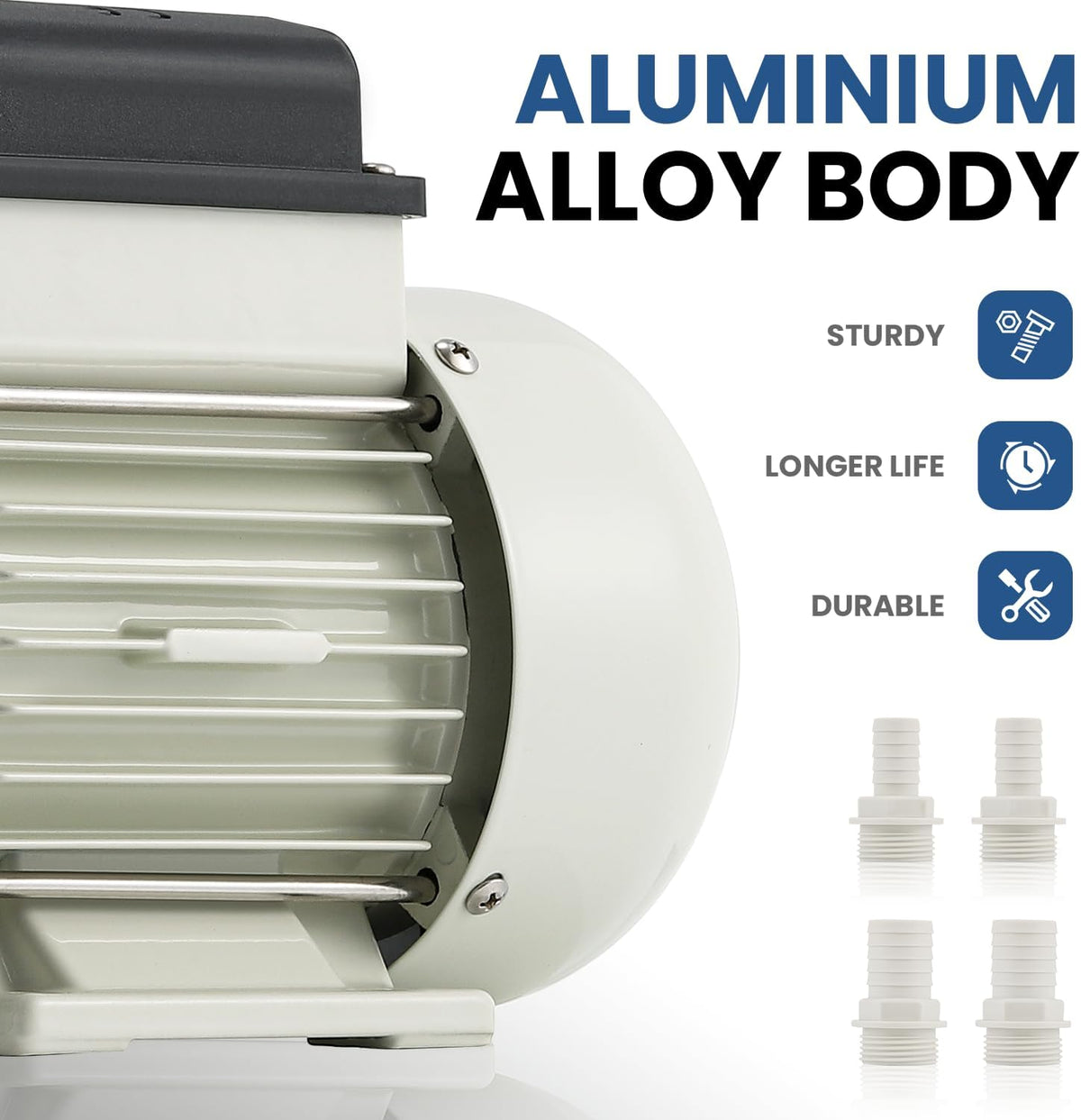 Mxmoonant 220 v 400 W 40L/MIN Zelfaanzuigende Membraanpomp Elektrische Wijnpomp Zuur en Alkali Resistente Chemische Pomp Ureum Pomp Wasserij Vloeibare Waterpomp Food Grade
