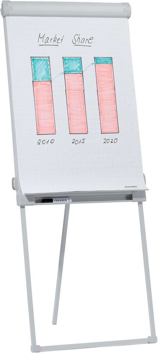 Franken FC43 Flipchart 3-poots statief (bord beschrijfbaar)