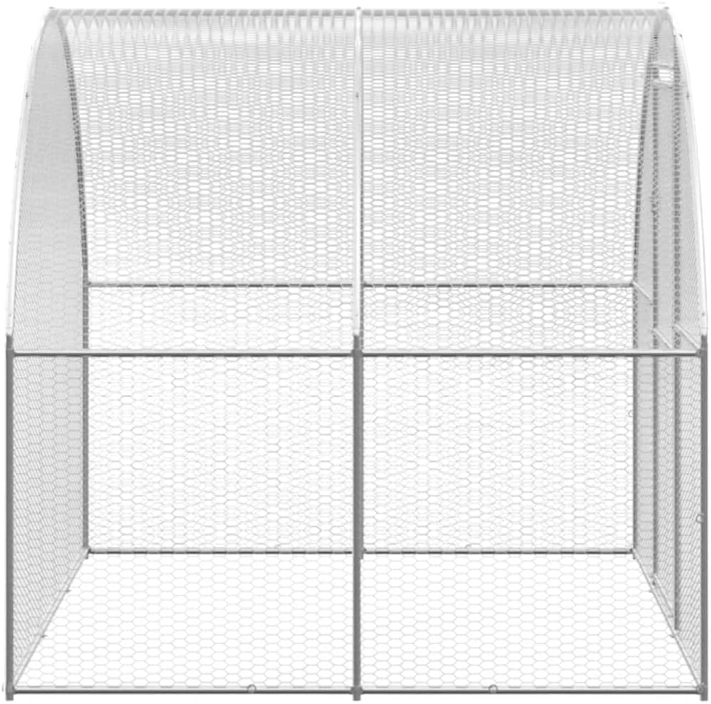 vidaXL Chicken coop 3x10x2m galvanized steel - QUORE