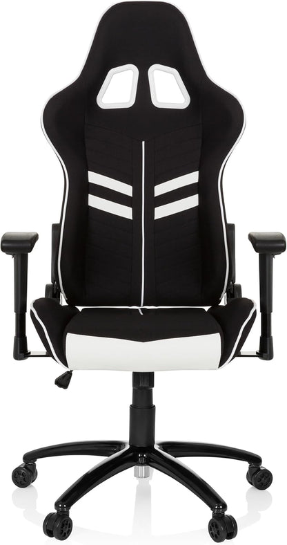 hjh OFFICE 729250 League Pro 729250 Chef-stoel met armleuningen, ergonomisch sportzitje, in hoogte verstelbaar