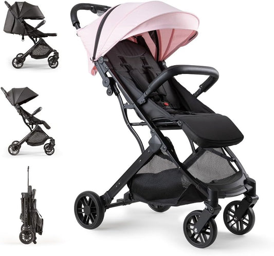 MINIMUM PLUS SPACE kinderwagen tot 22 kilogram - verwisselbare roze kap