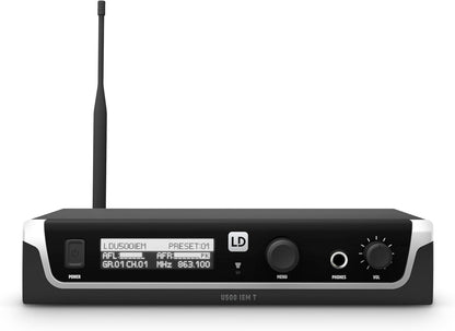 Draadloos In-Ear Monitorsysteem – In-Ear Monitor – In-Ear Monitoring – Bodypack Ontvanger – Draadloze Monitor – 863–865 MHz + 823–832 MHz – 96 Kanalen – Bereik Meer Dan 100 Meter