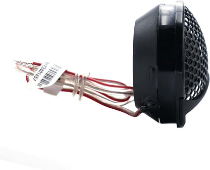 Audison AV 1.1 auto-audiotweeter, 28 mm Tetolon-dome met neodymiummagneet, 180W vermogen, 4 Ohm impedantie, 22 kHz frequentiebereik, geschikt voor auto-installatie