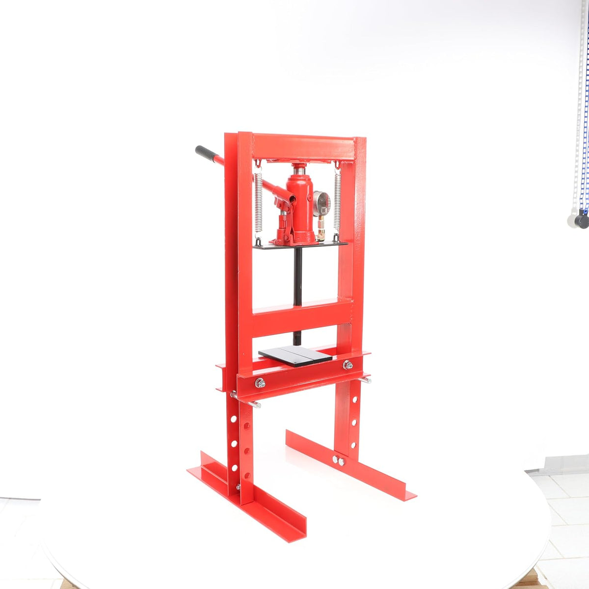 Wiltec werkplaatspers 6 t hydraulische persdrukmachine met manometer persmachine