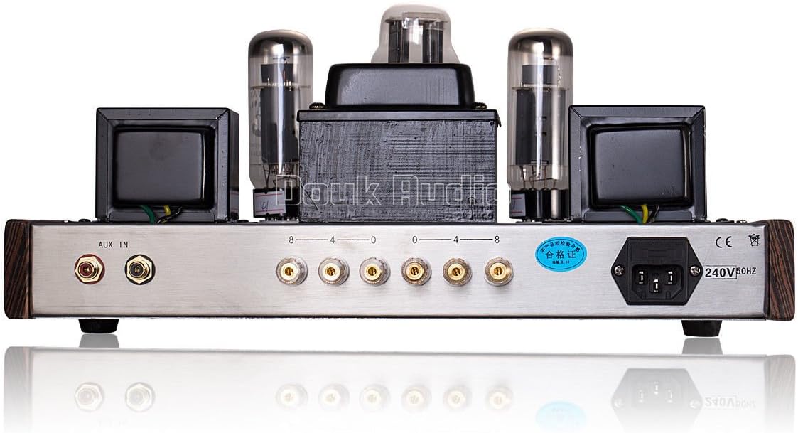 Nobsound HiFi-versterker EL34 Valve Tube Classic 2.0 Channel Stereo Single Ended Class A Power Versterker 12 W x 2