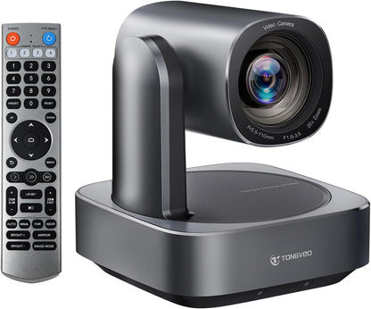 PTZ-Camera – Conferentiecamera – Livestream Camera – Videoconferentiecamera – Vergadercamera – Full HD 1080p 60 fps – 20x Optische Zoom