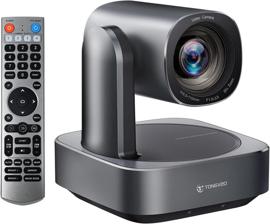 PTZ-Camera – Conferentiecamera – Livestream Camera – Videoconferentiecamera – Vergadercamera – Full HD 1080p 60 fps – 20x Optische Zoom