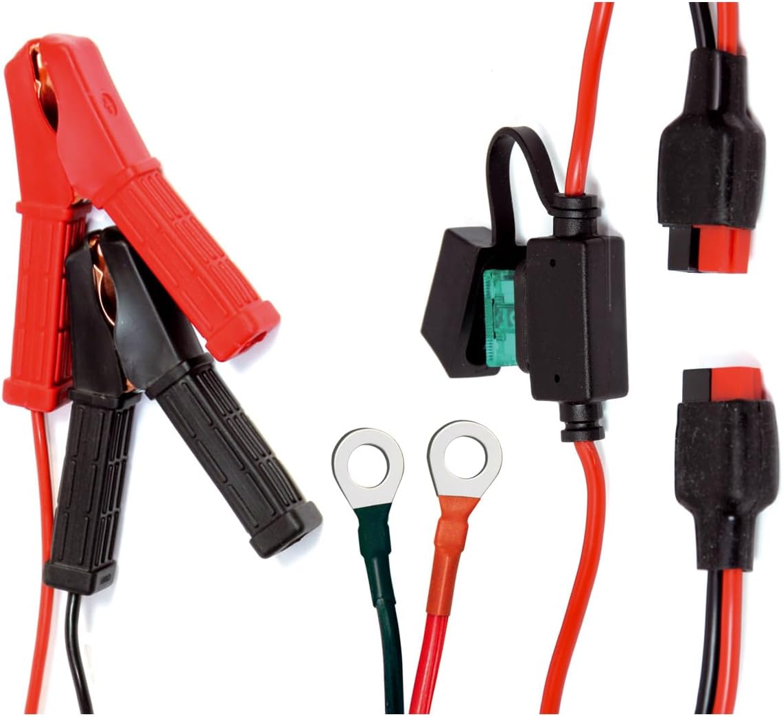 Acculader – Autolader – Batterijlader – Accu Oplader – Batterijoplader – Intelligente 9-Traps Automatische Laadprogramma’s – Geschikt Voor 12V/24V Loodzuur, GEL, AGM, EFB, CAL Batterijen