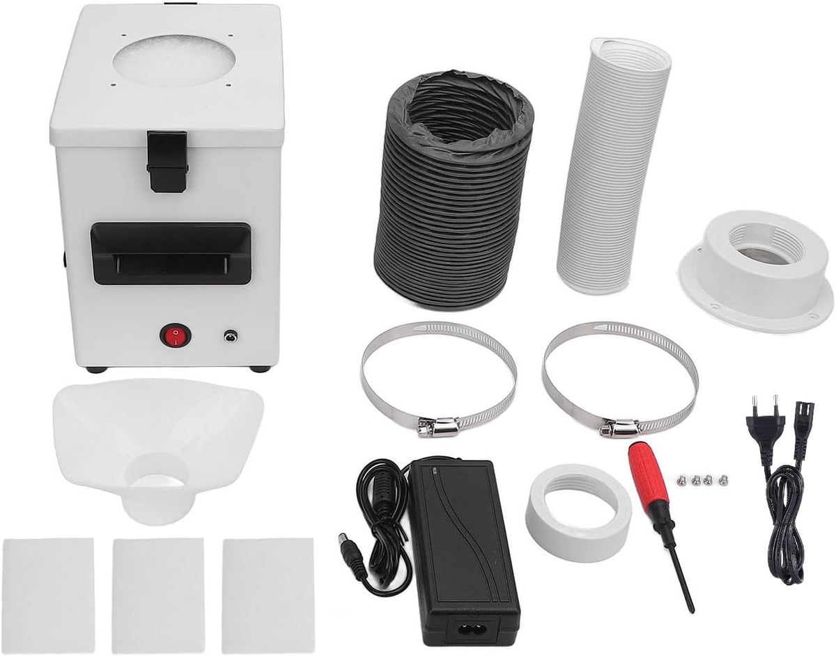 Rookafzuiger – Lasrookafzuiger – Rookzuiger – Soldeerrookafzuiger – Rookfilter – EU-Stekker – 3-Traps Filtratie – 360° Verstelbare Rookbuis