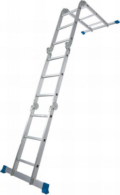 Silverline 953474 Multifunctionele Ladder met Platform 3,6m 12-Loopvlak