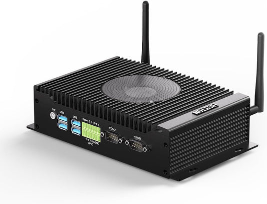 HISTTON Industriële Mini PC Windows 11 Pro, Core i5-10210U, DDR4 16GB 512GB M.2 SSD, Minicomputers Dual HD+DP 4K Triple Display, WiFi5/BT4.2/USB3.0/RS232/485COM, Mini Desktop Ondersteuning Linux