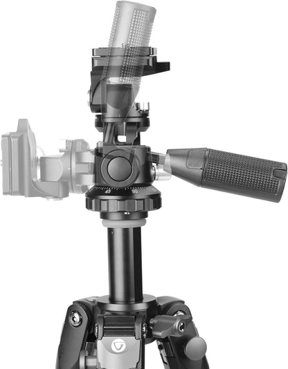 2- En 3-Weg Statiefkop – Driewegkop – Panoramakop – Videokop – Arca-Compatibel – 10 Kg Draagvermogen